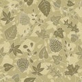 Sepia Autumn Background Royalty Free Stock Photo