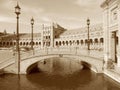 Plaza de Espana Square with the Fantastic Architecture, Seville, Andalucia, Spain