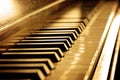 Sepia Piano Keys
