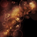 Sepia tone bokeh vector background