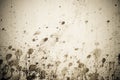 Sepia toned grunge spotted wall Royalty Free Stock Photo