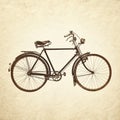 Vintage weathered bicycle