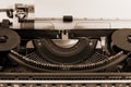 Sepia Typewriter Royalty Free Stock Photo