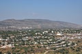 City Landscape from Sepphoris Zippori National Park in Central Galilee Israel Royalty Free Stock Photo