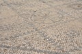 Tile path at Sepphoris Zippori National Park in Central Galilee Israel Royalty Free Stock Photo