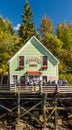 Sept. 17, 2018 - Ketchikan, AK: Dollys House a former brotherl turned museum and tourist attraction on Creek Street. Royalty Free Stock Photo