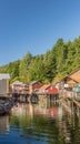 Sept. 17, 2018 - Ketchikan, AK: Historic buildings of Creek Street, built on raised boardwalk above Ketchican Creek.