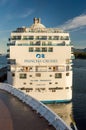 Sept. 17, 2018 - Ketchikan, AK: Rear view of Island Princess cruise ship. Royalty Free Stock Photo