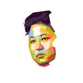 Kim Jong-un pop art illustation