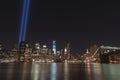 September 11 tribute lights