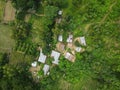 Houses of hill tribes of Bangladesh Royalty Free Stock Photo