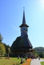 September 8 2021 - Barsana, Romania: Barsana monastery, one of the main attractions in Maramures in Romania Royalty Free Stock Photo