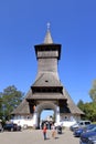 September 8 2021 - Barsana, Romania: Barsana monastery, one of the main attractions in Maramures in Romania Royalty Free Stock Photo