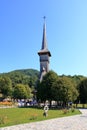 September 8 2021 - Barsana, Romania: Barsana monastery, one of the main attractions in Maramures in Romania Royalty Free Stock Photo