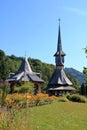 September 8 2021 - Barsana, Romania: Barsana monastery, one of the main attractions in Maramures in Romania Royalty Free Stock Photo