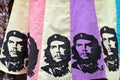 SEPTEMBER BERLIN: the portrait of Cuban revolutionary Che Guevara on a t-shirt at a street market in Berlin
