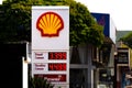 September 11, 2020, Brazil. The logo of Royal Dutch Shell at a gas station in Dourados, Mato Grosso do Sul, Brazil
