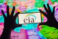 September 27, 2022, Brazil. In this photo illustration, the Energy Information Administration EIA logo seen displayed on a