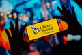 September 3, 2023, Brazil. Liberty Mutual Insurance logo is displayed on a smartphone screen