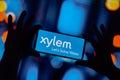 September 21, 2022, Brazil. In this photo illustration, the Xylem Inc. logo seen displayed on a smartphone