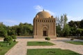 The Samanid mausoleum in the Park, Bukhara, Uzbekistan. UNESCO world Heritage Royalty Free Stock Photo