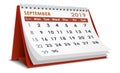 September 2019 calendar