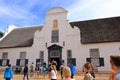 September 25 2022 - Cape Town, South Africa: People enjoy weekend in the Groot Constantia vineyard Royalty Free Stock Photo