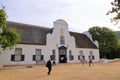 September 25 2022 - Cape Town, South Africa: People enjoy weekend in the Groot Constantia vineyard Royalty Free Stock Photo