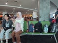 September 2, 2023. Denpasar, Bali, Indonesia The atmosphere in the waiting area of Denpasar Airport, Bali, was