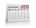 September 2023 Desk Calendar