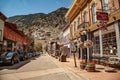 Mainstreet Georgetown, Colorado in Summer Royalty Free Stock Photo