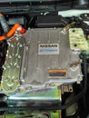 september 2021, jakarta indonesia, car engine from nissan kick epower at a car repair shop Royalty Free Stock Photo