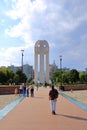 September 5 2021 - Karlsburg, Alba Iulia, Romania: Monumentul Unirii as a part of Alba Iulia Royalty Free Stock Photo