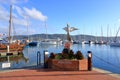 September 27 2022 - Knysna, South Africa: Knysna Waterfront in the Garden Route