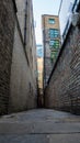 September 2020 london alley on liverpool street Royalty Free Stock Photo