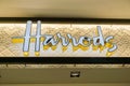 Harrods logo Royalty Free Stock Photo
