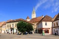 September 6 2021 - Medias, Mediasch in Romania: Medieval fortified church Royalty Free Stock Photo