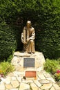 September 11 Memorial - Bronze statue of Jesus Christ holding World Trade Center buildings