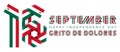 September 16, Mexico Independence Day congratulatory design with Mexican flag elements