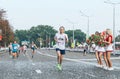 September 9, 2018 Minsk Belarus Half Marathon Minsk 2018 Running in the city