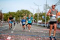 September 15, 2018 Minsk Belarus Half Marathon Minsk 2019 Running in the city Royalty Free Stock Photo