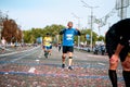 September 15, 2018 Minsk Belarus Half Marathon Minsk 2019 Running in the city Royalty Free Stock Photo