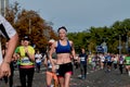 September 15, 2019 Minsk Belarus Half Marathon Minsk 2019 Running in the city Royalty Free Stock Photo