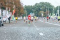 September 9, 2018 Minsk Belarus Half Marathon Minsk 2018 Running in the city Royalty Free Stock Photo