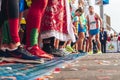 September 15, 2018 Minsk Belarus Half Marathon Minsk 2019 Running in the city Royalty Free Stock Photo