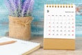 The September 2023 Monthly desk calendar for 2023 year with diary