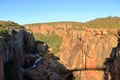 September 30 2022 - Mpumalanga district, South Africa: People enjoy Bourke`s Luck Potholes, geological formation in the Blyde Royalty Free Stock Photo