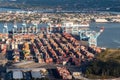 Aerial view of the Port of Newark Elizabeth in New Jersey