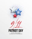 September 11, 2001 Patriot Day background. We Will Never Forget. background. Vector illustration Royalty Free Stock Photo