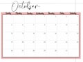 September planner sheet